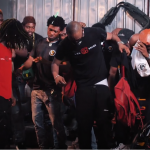 drill music artists in Nigeria during a video shoot
