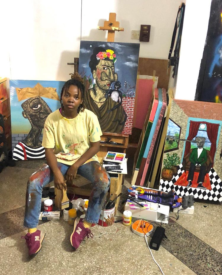 Nigerian artist Ayanfe Olarinde