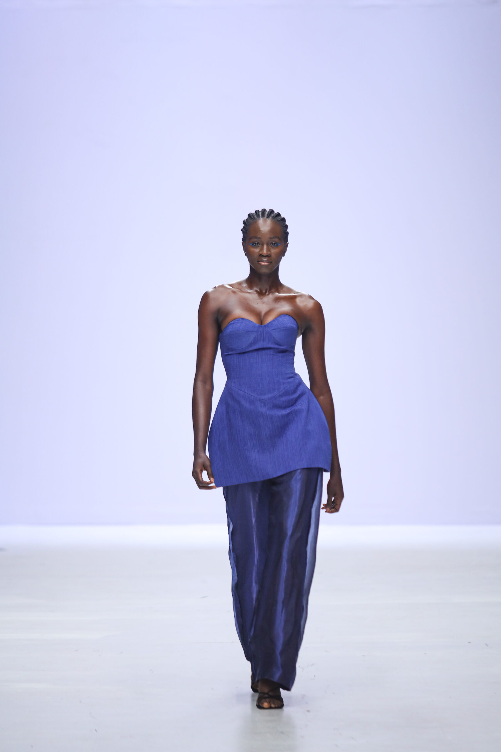 Look one from LFW's green access 2022 finalist - House of Akachi