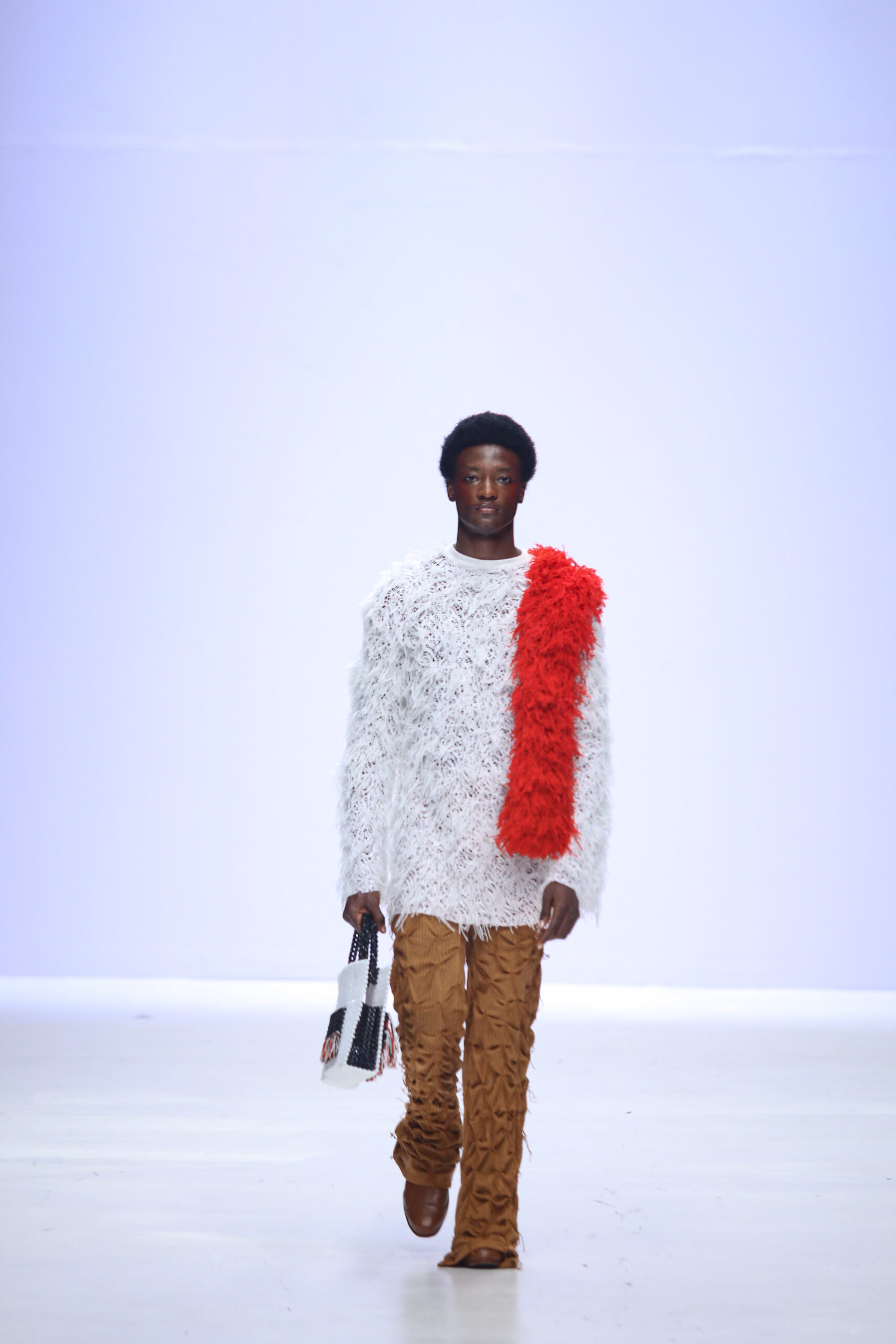 Look one from LFW's green access 2022 finalist - Oshobor